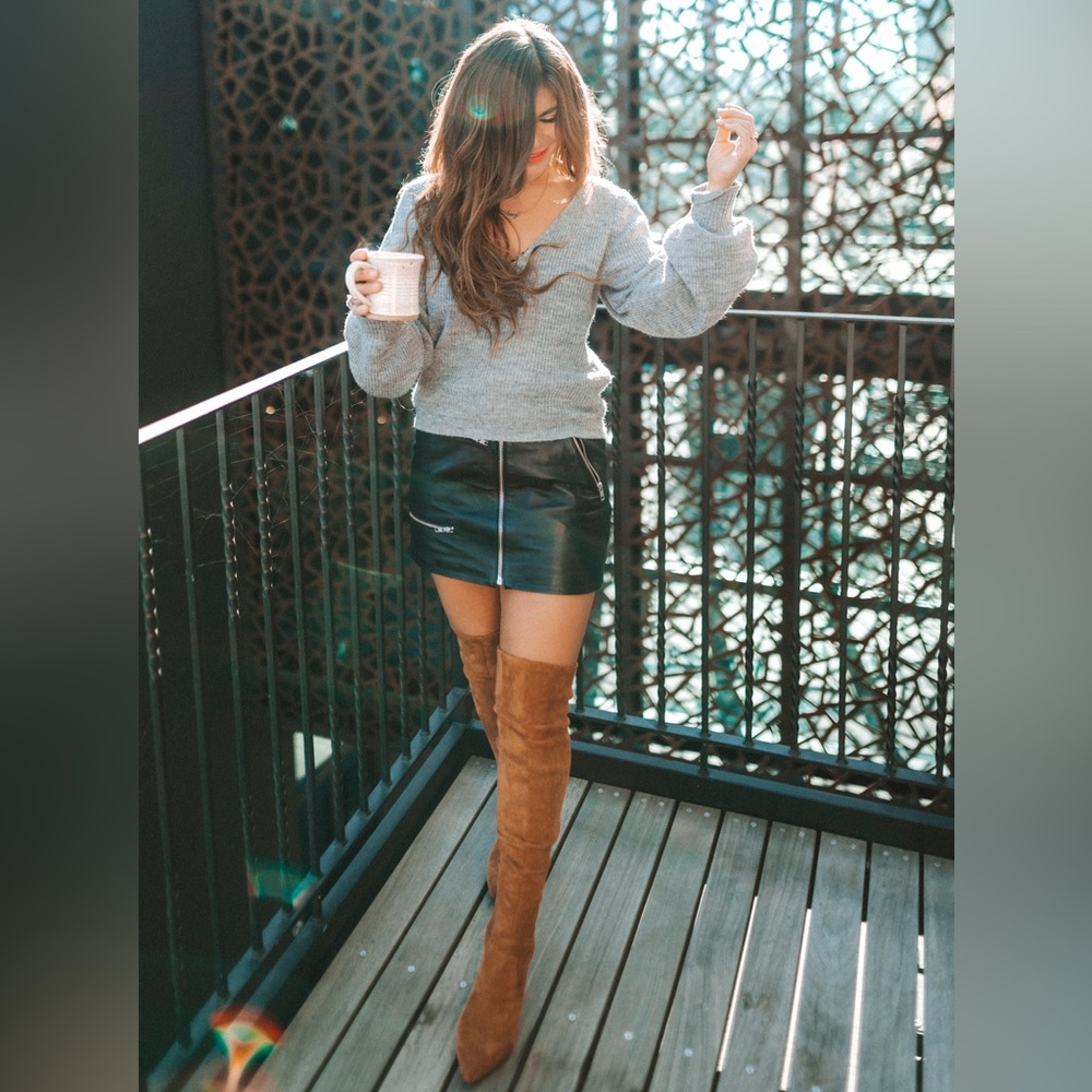 Goodnight Macaroon Tan Over the Knee Boots